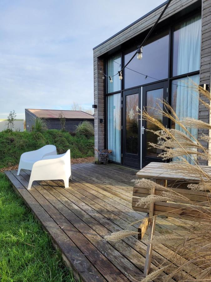 Вилла Tiny House Lantliv Oostkapelle, Bij De Boer Экстерьер фото