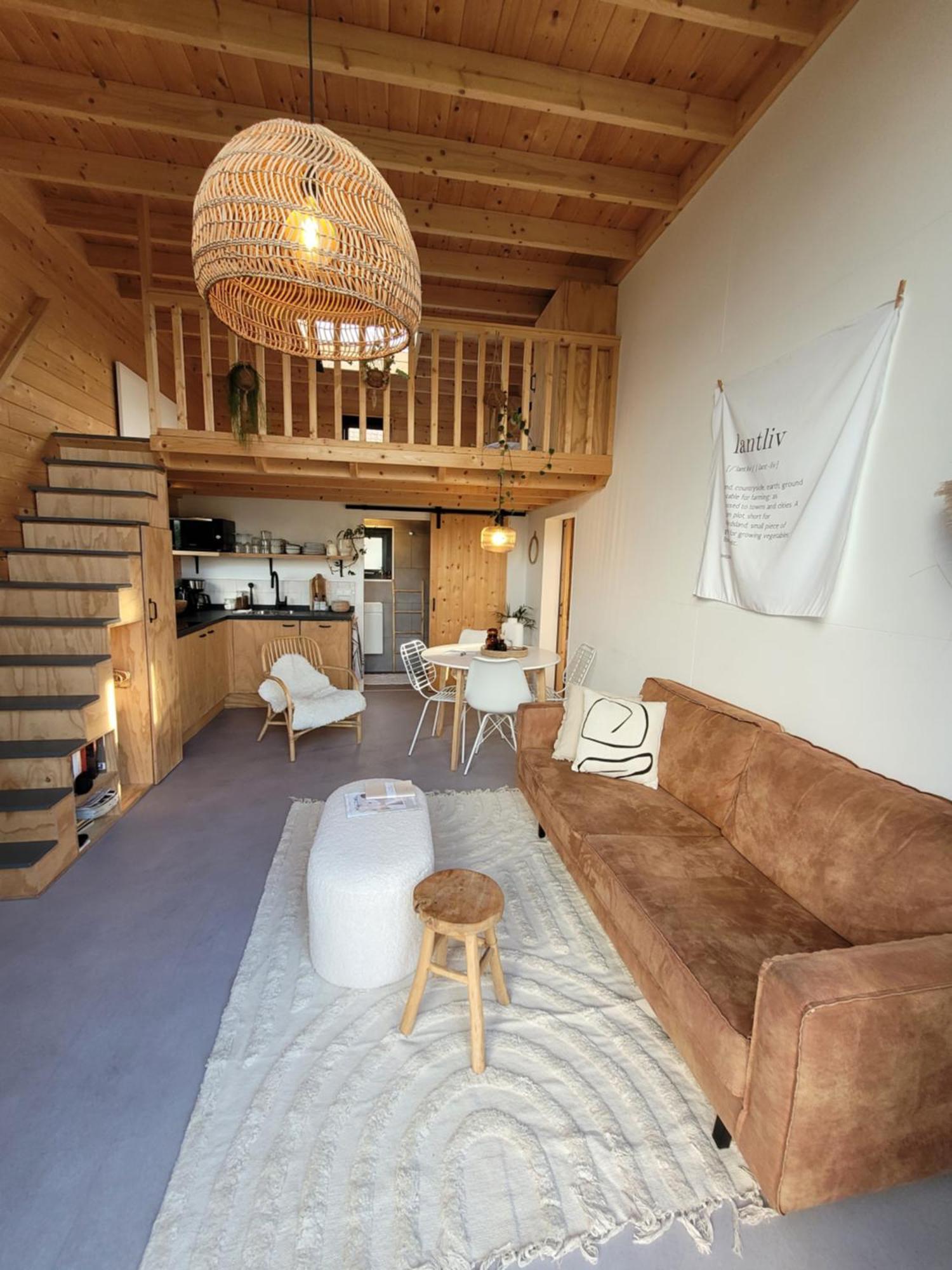 Вилла Tiny House Lantliv Oostkapelle, Bij De Boer Экстерьер фото