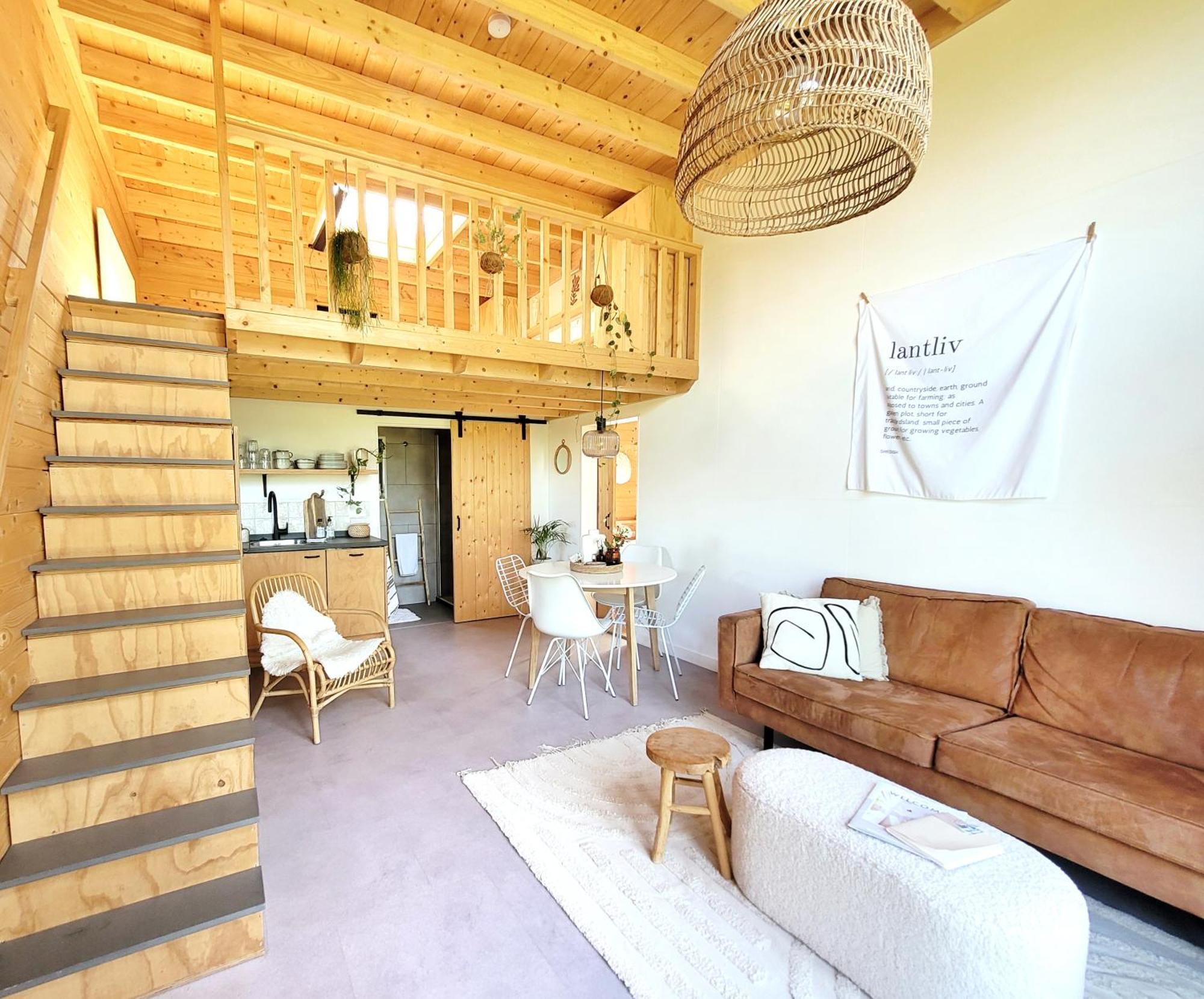 Вилла Tiny House Lantliv Oostkapelle, Bij De Boer Экстерьер фото